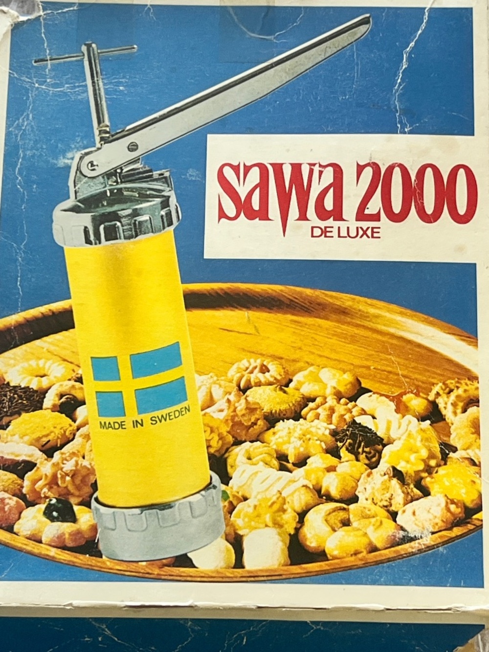 SAWA 2000 Deluxe,  Vintage Swedish Cookie  Maker Press, Great 4 Mother’s Day